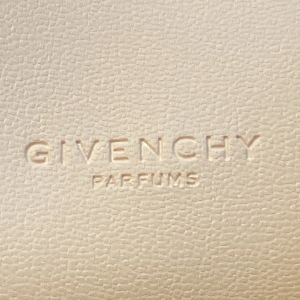 Givenchy Cosmetic Crossbody Purse Handbag Faux Leather Pink Logo NWOT